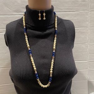 Vintage necklace and earrings set